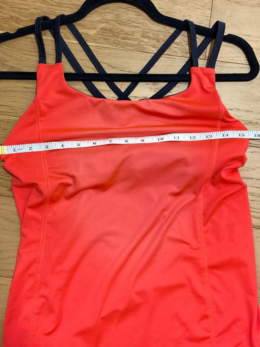 C9 by Champion Coral Tank with Contrast Black Strappy Back - Picture 2 of 7